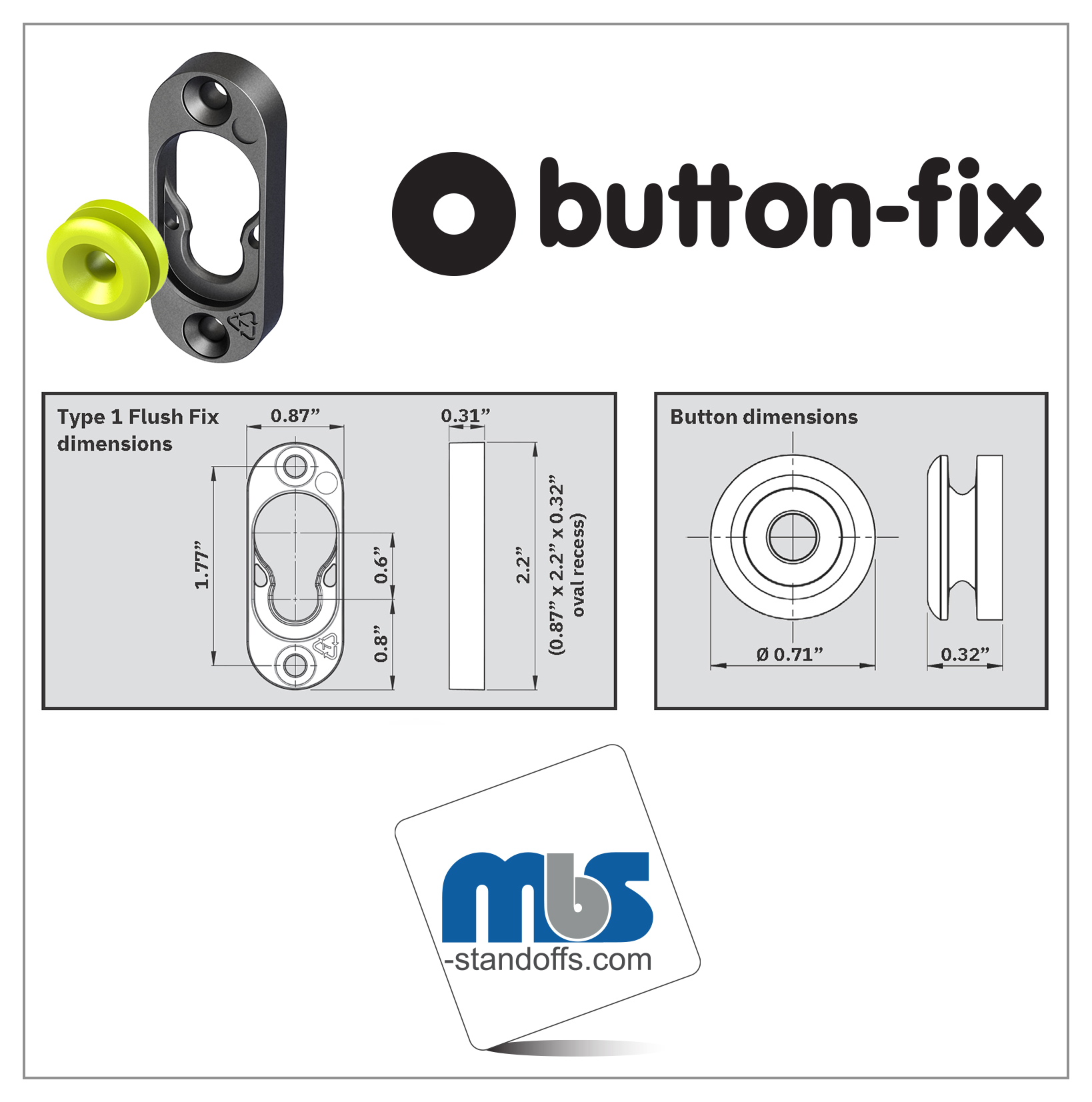 Button Fix Type 2 Bracket Marker Guide Kit Connecting 90º Degree Panels + TOOL