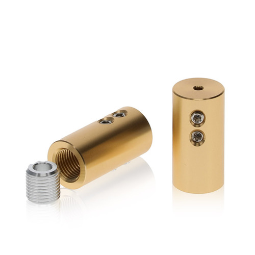 Aluminum Ceiling Mounted Material Holder, Champagne Anodized Finish