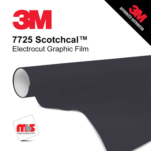 15'' x 10 Yards 3M™ 7725 Scotchcal™ ElectroCut™ Gloss Boat Blue 8 year Punched 2 Mil Cast Graphic Vinyl Film (Color Code 127)