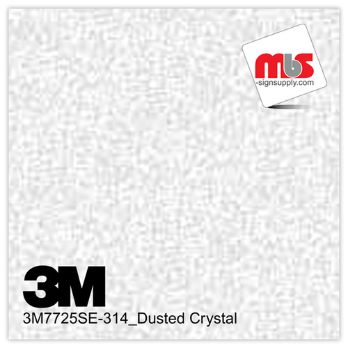 15'' x 10 Yards 3M™ 7725SE Scotchcal™ ElectroCut™ Matte Dusted Crystal 1-3 year Unpunched 3.2 Mil Cast Graphic Vinyl Film (Color Code 314)