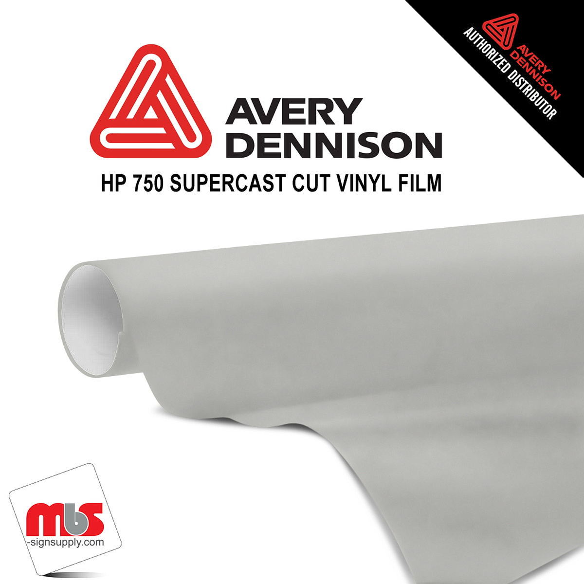 12'' x 10 yards Avery HP750 High Gloss Palm Oyster 6 year Long Term Unpunched 3.0 Mil Calendered Cut Vinyl (Color Code 820)