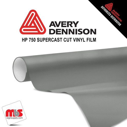 48'' x 50 yards Avery HP750 High Gloss Slate Gray 6 year Long Term Unpunched 3.0 Mil Calendered Cut Vinyl (Color Code 830)