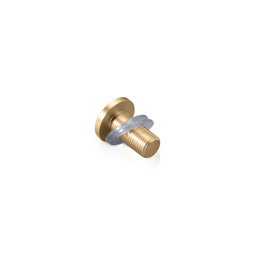 AL19-25BR, AL19-30BR, AL19-50BR, AL19-70BR Head replacement for Mbs-Standoffs 3/4'' Diameter, Aluminum Champagne Anodized Finish Standoffs (Includes 2 Silicone Washers).