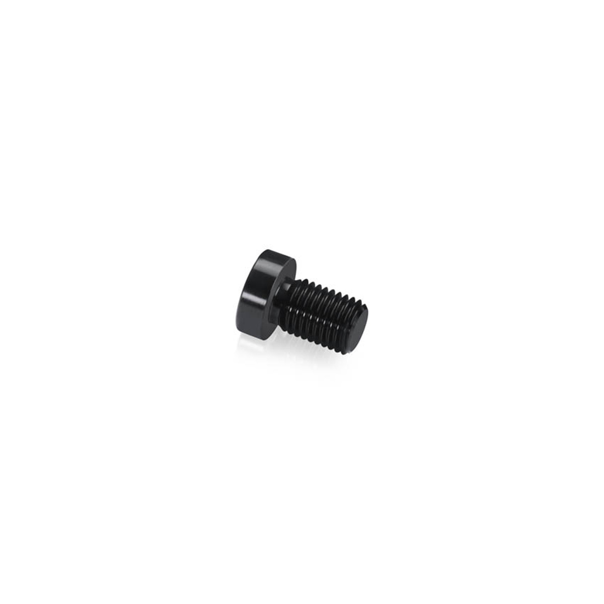 AS12-12BK Head replacement for Mbs-Standoffs 1/2'' Diameter x 1/2'' Barrel Length, Aluminum Black Finish Standoffs (No Washer).