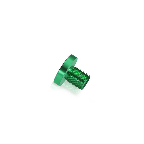 AS19-12GN Head replacement for Mbs-Standoffs 3/4'' Diameter x 1/2'' Barrel Length, Aluminum Green Finish Standoffs (No Washer).