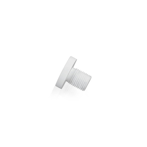 AS19-12WH Head replacement for Mbs-Standoffs 3/4'' Diameter x 1/2'' Barrel Length, Aluminum White Finish Standoffs (No Washer).