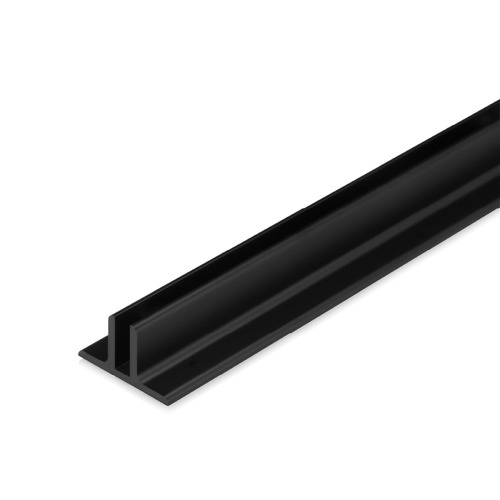 36'' Length Matte Black Aluminum Direct Sign Mounts for 1/4'' Substrate (No pre-drilled holes, and No set screws)
