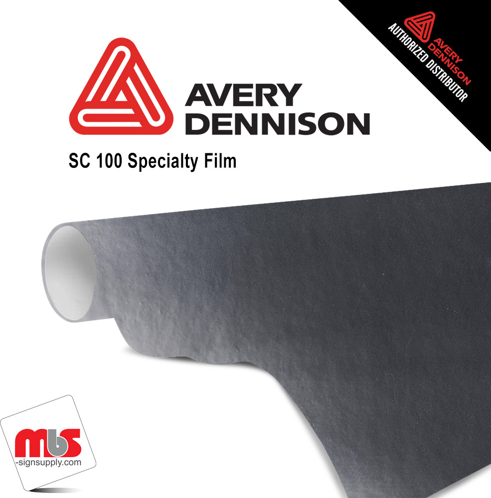 53'' x 5 yards Avery SF100 Chrome Matte Silver 3 year Long Term Unpunched 5.7 MIL Conform Chrome Wrap Vinyl (Color Code 844)