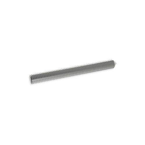 5/16'' Diameter X 3'' Long, Aluminum 5/16-18 Threaded Stud (1 End Flat - 1 End Conical)