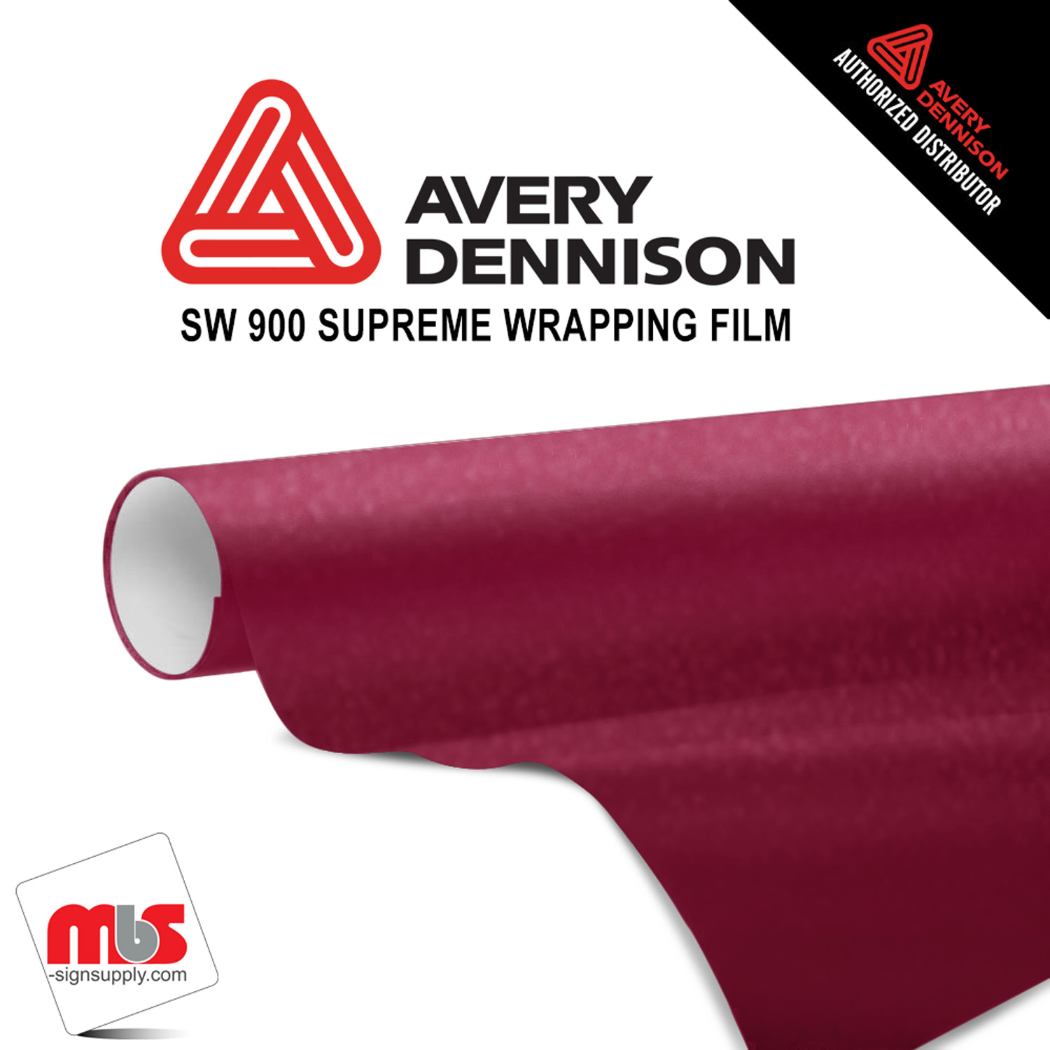 60'' x 25 yards Avery SW900 Gloss Fun Purple 10 year Long Term Unpunched 3.2 Mil Wrap Vinyl (Color Code 568)