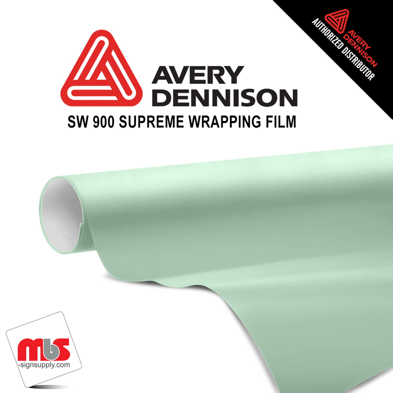 60'' x 5 yards Avery SW900 Gloss Light Postachio 5 year Long Term Unpunched 3.2 Mil Wrap Vinyl (Color Code 728)