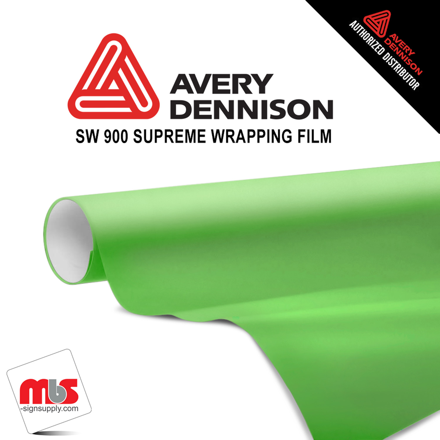 60'' x 25 yards Avery SW900 Pearl Light Green 5 year Long Term Unpunched 3.2 Mil Wrap Vinyl (Color Code 777)