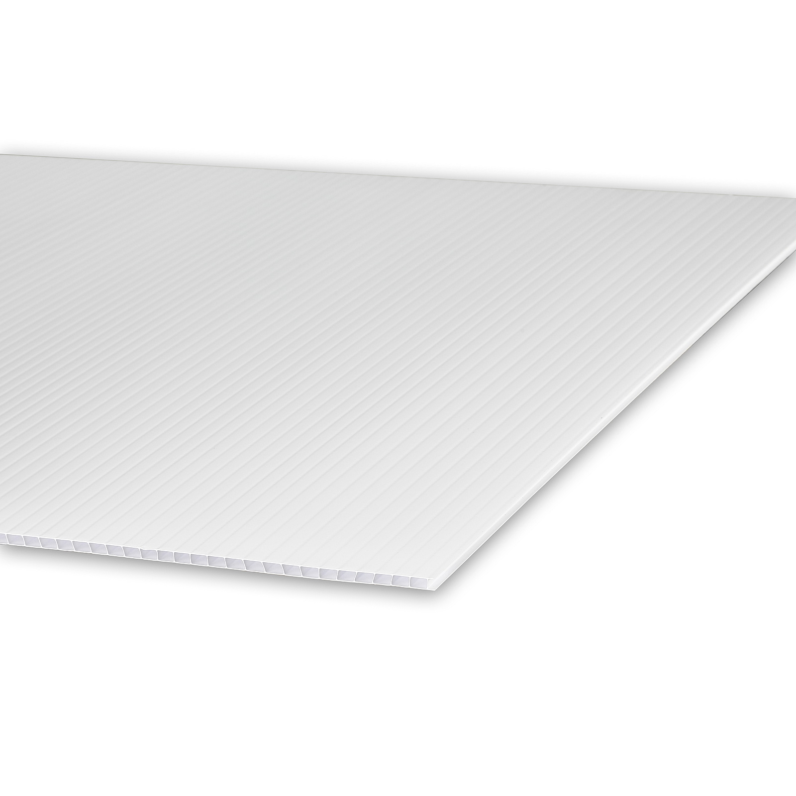 24''W x 18''H x 4mm White Corrugated Plastic Board