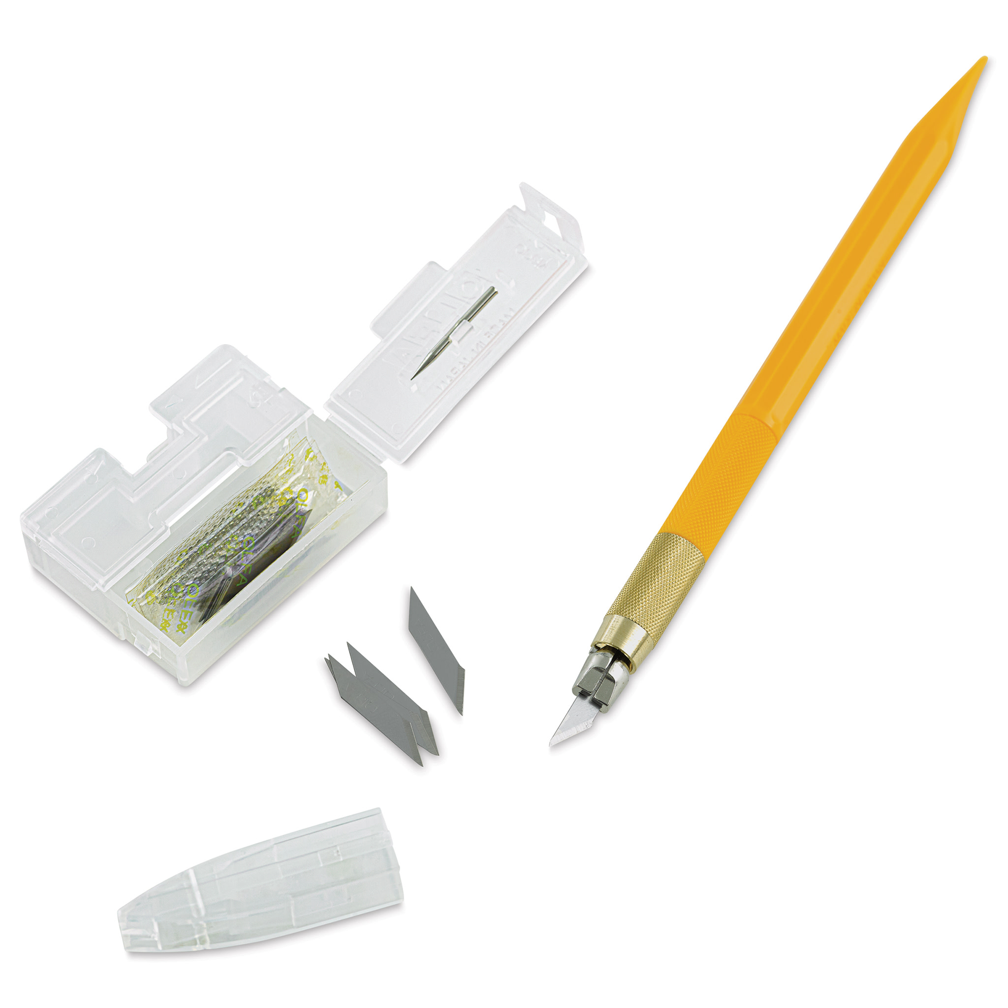 Olfa High Designer Graphic Art Knife - Precision Hobby Craft Knife Kit (1 Knife, 30 Blades, 1 Needle)