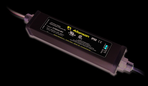 Allanson High Power Factor 24V DC 120-277V AC 72 Watt Power Supply (Wet Location)