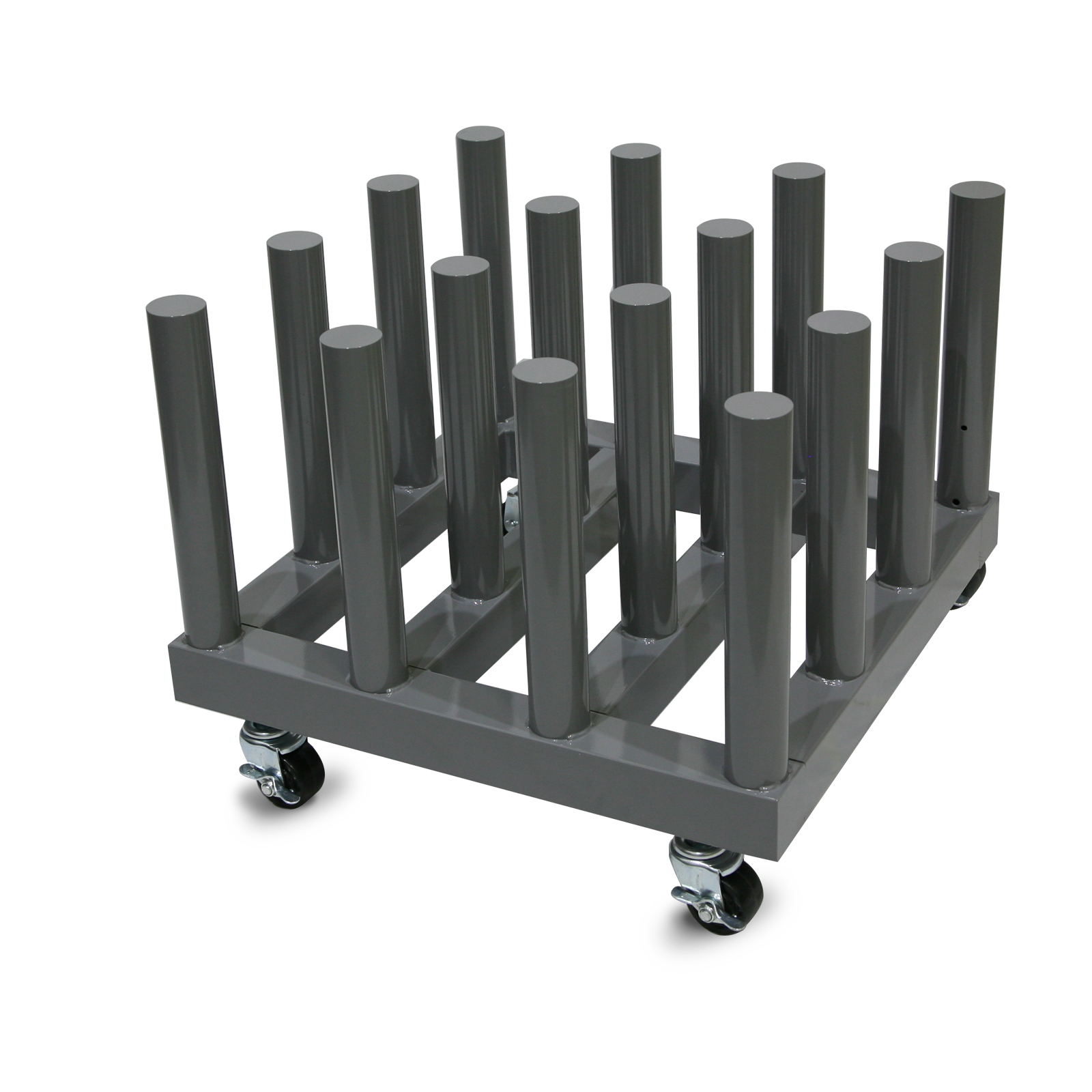 Rolling Floor Rack for Vinyl Roll Storage Super Heavy Duty 16