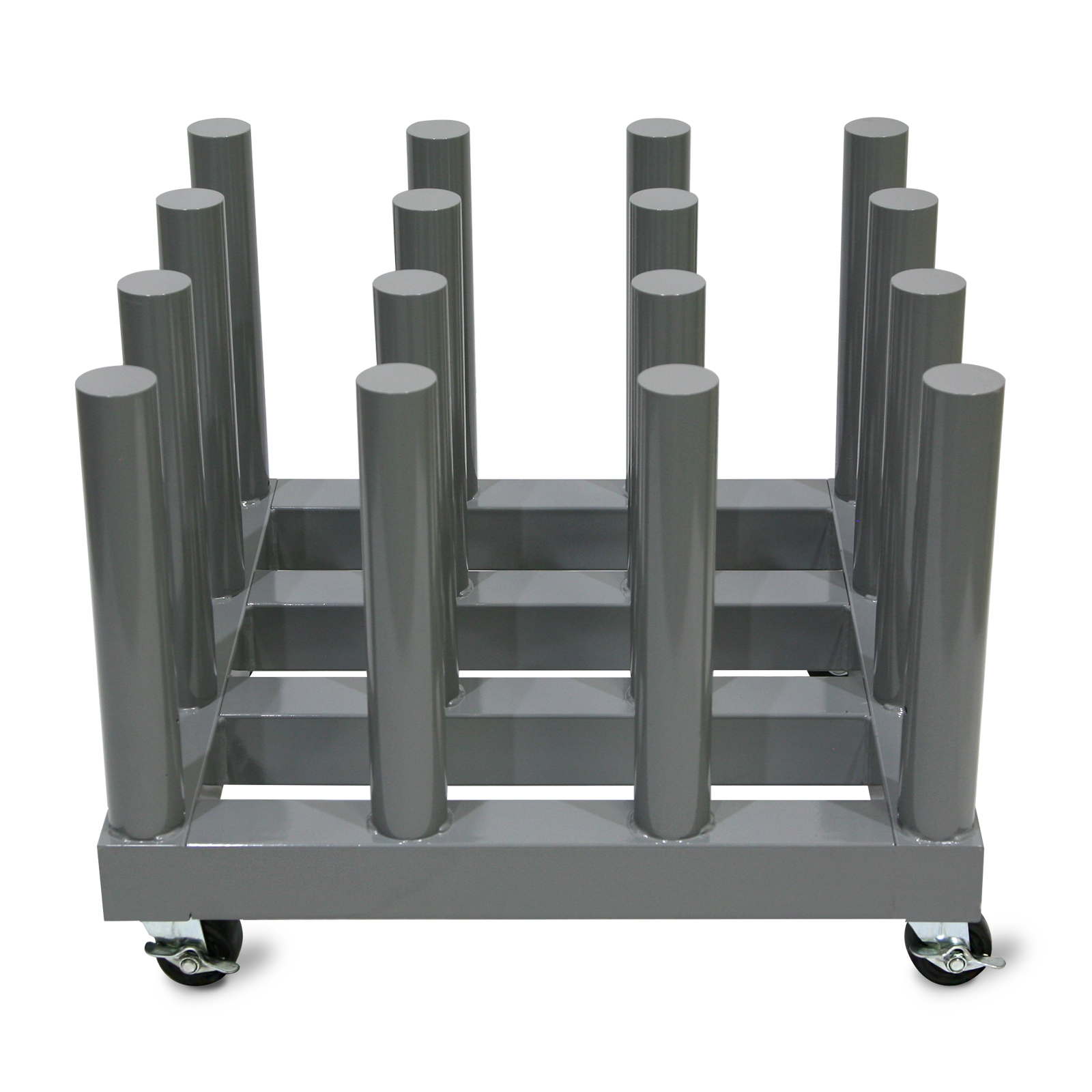 Rolling Floor Rack for Vinyl Roll Storage Super Heavy Duty 16
