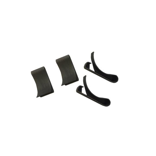3/4'' x 3/4'' x 1/8'' Black Iron Metal Frame Clips (accepts up to 1/8'' thickness)