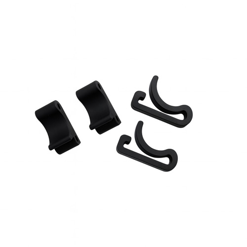 3/4'' x 3/4'' x 1/8'' Black Plastic Frame Clips (accepts up to 1/8'' thickness)