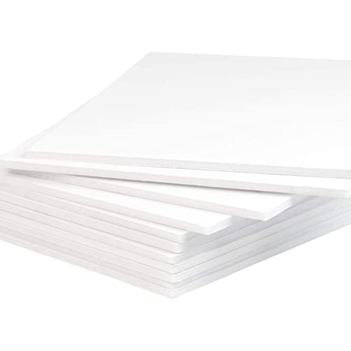 48'' W x 96'' H x 1/2'' T Triple White GATORFOAM Extremely Rigid Foam Board