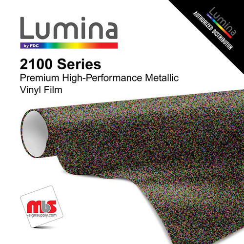 24'' x 50 Yards Lumina® 2100 Metallic Broadway Bronze 9 Year Unpunched 2 Mil Cast Vinyl Film (Color Code 355)