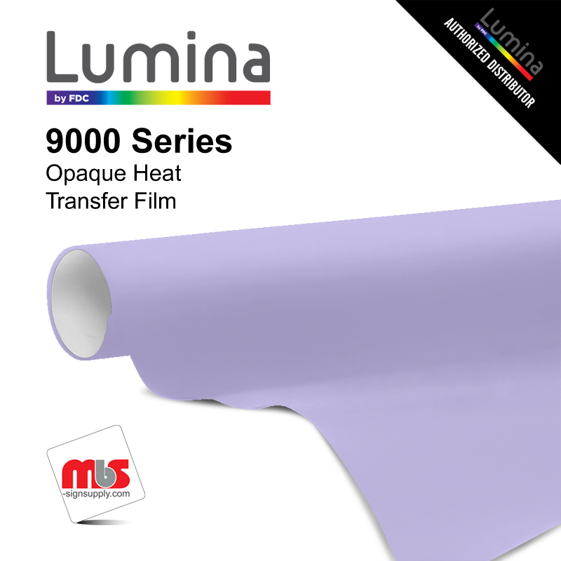 15'' x 5 Yards Lumina® 9000 Semi-Matte Lilac 2 Year Unpunched 3.5 Mil Heat Transfer Vinyl (Color code 253)