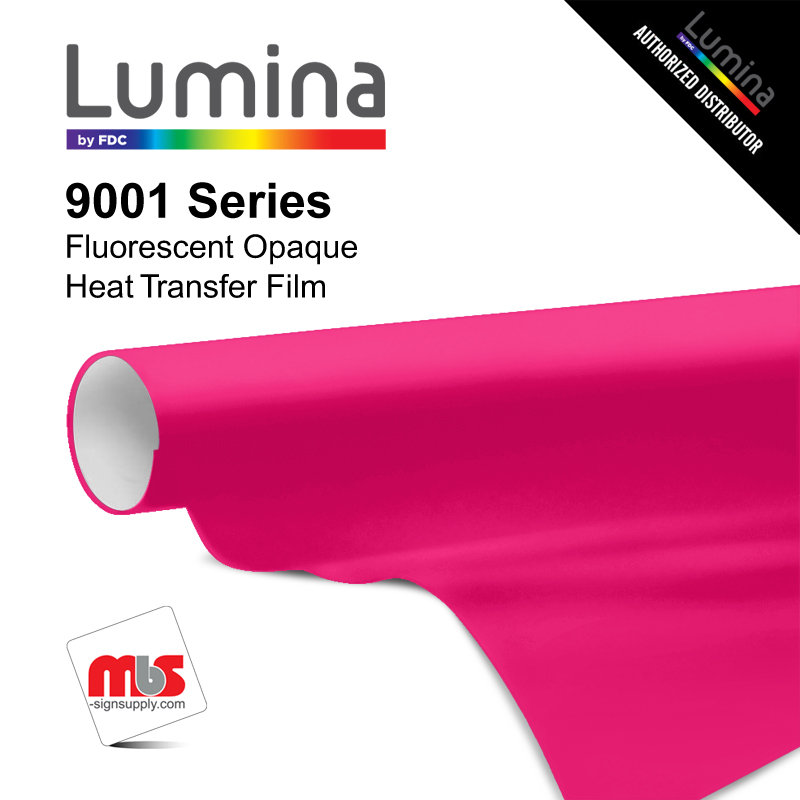 15'' x 25 Yards Lumina® 9001 Semi-Matte Magenta 2 Year Unpunched 3.9 Mil Heat Transfer Vinyl (Color code 076)