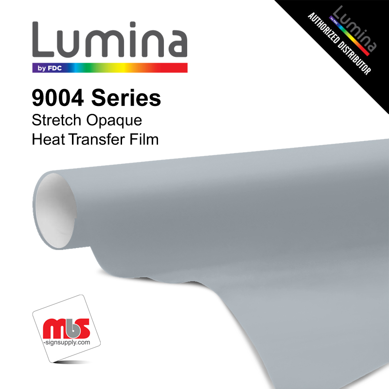 15'' x 10 Yards Lumina® 9004 Semi-Matte Silver 2 Year Unpunched 3.5 Mil Heat Transfer Vinyl (Color code 007)