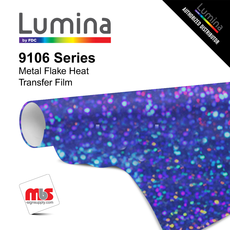 15'' x 10 Yards Lumina® 9106 Gloss Royal Blue 2 Year Unpunched 4.3 Mil Heat Transfer Vinyl (Color code 005)