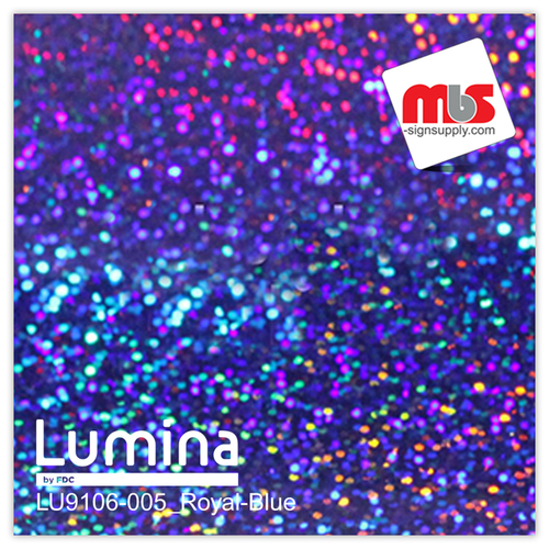 20'' x 10 Yards Lumina® 9106 Gloss Royal Blue 2 Year Unpunched 4.3 Mil Heat Transfer Vinyl (Color code 005)