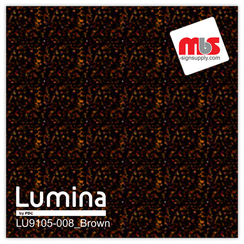 20'' x 25 Yards Lumina® 9105 Gloss Brown 2 Year Unpunched 12.8 Mil Heat Transfer Vinyl (Color code 008)