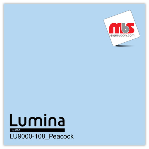 15'' x 5 Yards Lumina® 9000 Semi-Matte Peacock 2 Year Unpunched 3.5 Mil Heat Transfer Vinyl (Color code 108)
