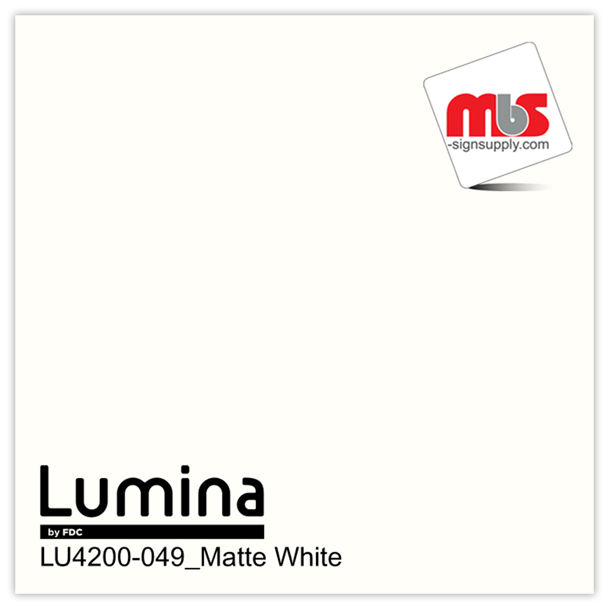 Lumina 4200 Series Permanent Adhesive Vinyl Roll - 24 x 50 yds.