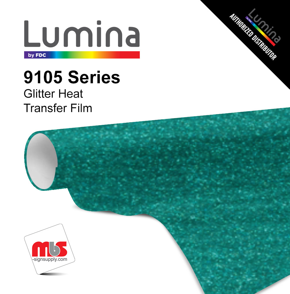 15'' x 5 Yards Lumina® 9105 Gloss Seafoam 2 Year Unpunched 12.8 Mil Heat Transfer Vinyl (Color code 208)