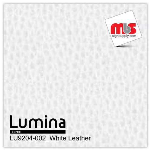 15'' x 22 Yards Lumina® 9204 Matte White Leather1 yearUnpunched 2.4 Mil Heat Transfer Vinyl (Color code 002)