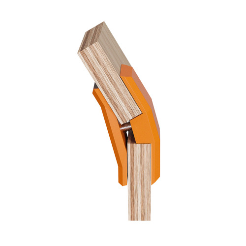 150° Connector, ABS Orange (Pantone 165C) for 5/8'' and 3/4'' Panels