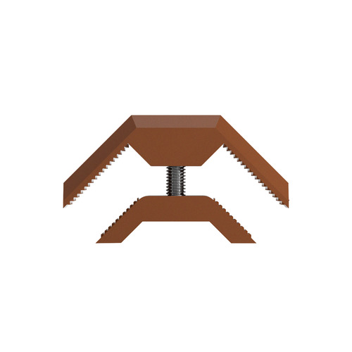 90° Connector, PLA Clay Brown for 5/8'' and 3/4'' Panels