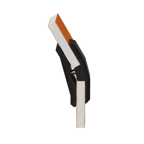 150° Connector For Substrates, ABS Black for 1/4
