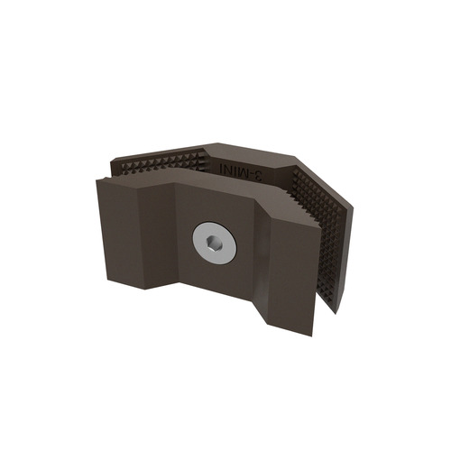90° Connector For Substrates, PLA Black Walnut for 1/4