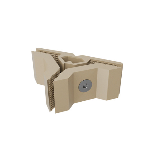 'T'' Connector For Substrates, PLA White Oak for 1/4