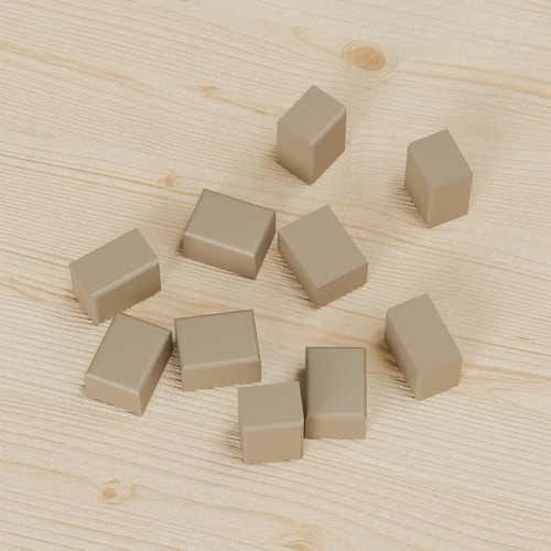 White Oak PLA Hole Plug for Panel Connectors (Bag Of 10 Pieces)