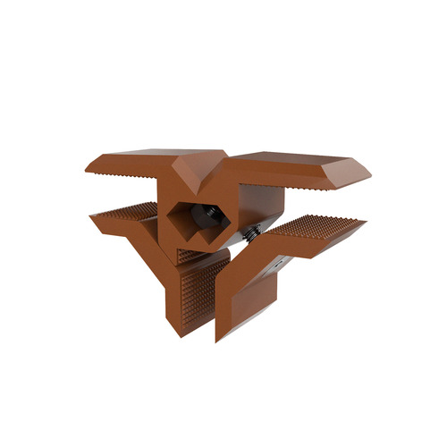 'T'' Connector, PLA Clay Brown for 5/8'' and 3/4'' Panels