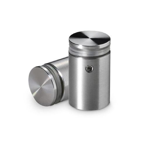 3/4'' Diameter X 1'' Barrel Length Stainless Steel Sandoffs Flat Head Satin Brushed Finish (for Inside Use) [Required Material Hole Size: 3/8'']