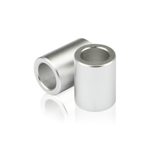 OD: 3/8'' x ID: 1/4'' x L: 1/2'' Aluminum Clear Anodized Spacers (Sold Per Unit)