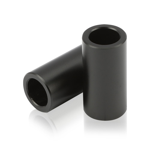 OD: 3/8'' x ID: 1/4'' x L: 3/4'' Aluminum Matte Black Anodized Spacers (Sold Per Unit)