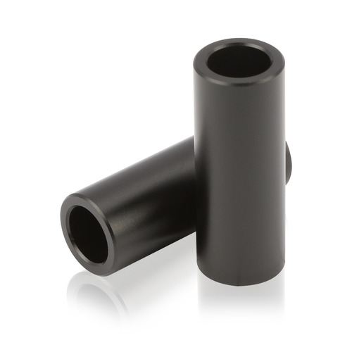 OD: 3/8'' x ID: 1/4'' x L: 1'' Aluminum Matte Black Anodized Spacers (Sold Per Unit)