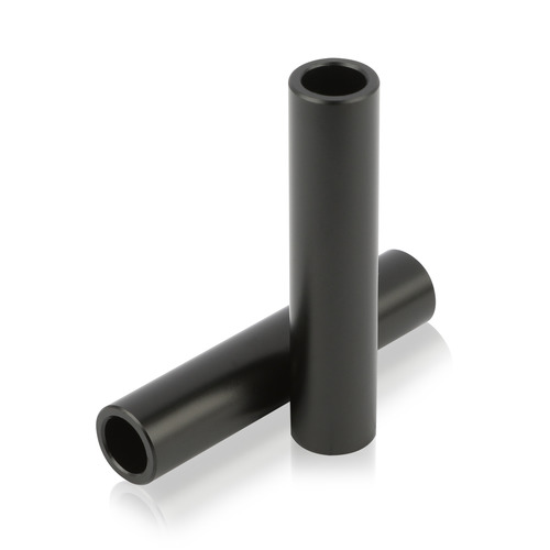 OD: 3/8'' x ID: 1/4'' x L: 1-3/4'' Aluminum Matte Black Anodized Spacers (Sold Per Unit)