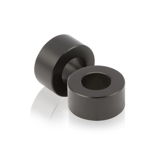 OD: 1/2'' x ID: 1/4'' x L: 1/4'' Aluminum Matte Black Anodized Spacers (Sold Per Unit)