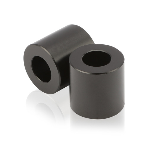 OD: 1/2'' x ID: 1/4'' x L: 1/2'' Aluminum Matte Black Anodized Spacers (Sold Per Unit)