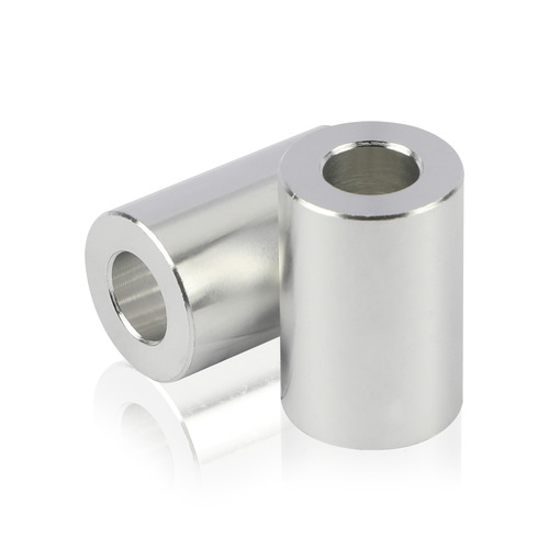 OD: 1/2'' x ID: 1/4'' x L: 3/4'' Aluminum Mill Finish Spacers (Sold Per Unit)